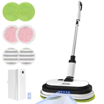 Cordless Electric Mop with Powerful Dual Motor Cleaning