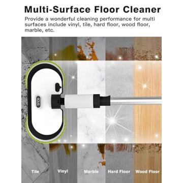 Cordless Electric Mop with Powerful Dual Motor Cleaning