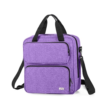 LoDrid Embroidery Storage Bag, Embroidery Project Carry Case, Portable Bag for Embroidery Kit, Craft...