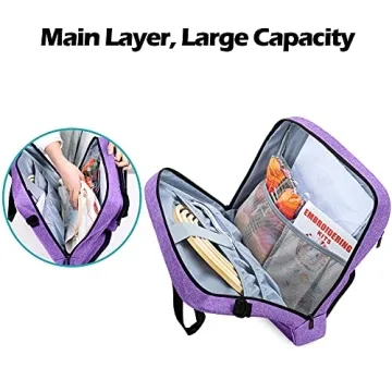 LoDrid Embroidery Storage Bag for Crafting Supplies