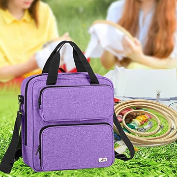 LoDrid Embroidery Storage Bag for Crafting Supplies