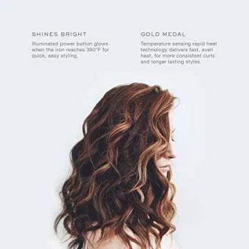 Kristin Ess Titanium Mini Flat Iron Curling Straightener for Short Hair Defining + Detailing - Travel Case, Fast Heat, Dual Voltage, Auto Shut-Off - 3/4 Inch Plates