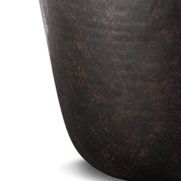 SIMPLIHOME Garvy Rustic Bronze Side Table for Any Space