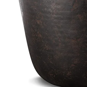 SIMPLIHOME Garvy Rustic Bronze Side Table for Any Space