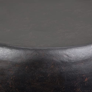 SIMPLIHOME Garvy Rustic Bronze Side Table for Any Space