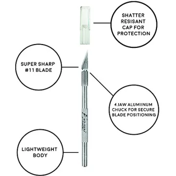 Excel K1 Hobby Knife with Safety Cap for Crafting