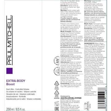 Paul Mitchell Extra-Body Boost Volumizing Spray, Lifts + Volumizes, For Fine Hair, 10.14 Fl Oz