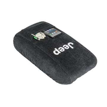 Seat Armour KAJGCB11-14 Officially Licensed Custom Fit Center Console Cover with Jeep Embroidered Lo...