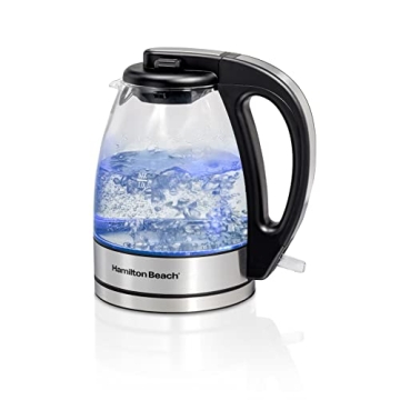 Hamilton Beach Glass Electric Kettle - Fast Boil, 1 Liter