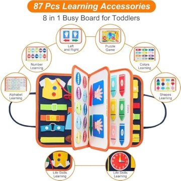 Freebear Busy Board | Educational Travel Toy for Toddlers