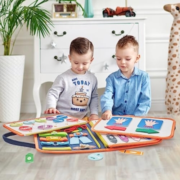 Freebear Busy Board | Educational Travel Toy for Toddlers