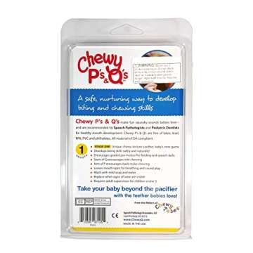 Chewy Tubes - P & Qs: Safe and Durable Chew Toys for Oral Exploration