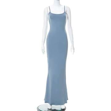 AnotherChill Sexy Sleeveless Bodycon Maxi Dress
