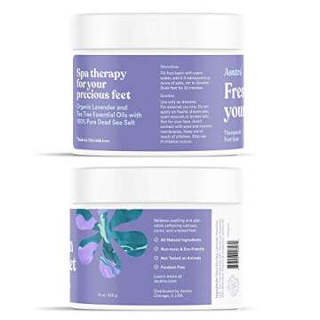 ASUTRA Invigorating and Therapeutic Foot Soak + Pedicure Pumice Stone - 16 oz