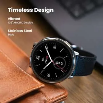 Amazfit Active 2 Smart Watch 44mm, GPS Maps with Direction, Fitness Tracker, 10 Day Battery, Sleep Monitor, 160+ Sport Modes, Water Resistant, for Android & Apple iPhone, Black Silicone