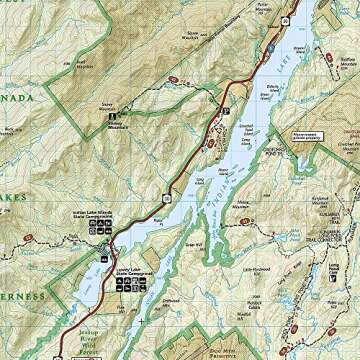 Northville, Raquette Lake: Adirondack Park Map (National Geographic Trails Illustrated Map, 744)