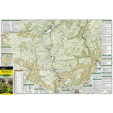 Northville, Raquette Lake: Adirondack Park Map (National Geographic Trails Illustrated Map, 744)