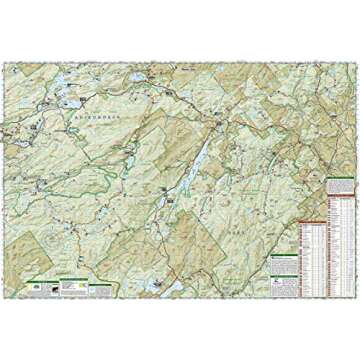 Northville, Raquette Lake: Adirondack Park Map (National Geographic Trails Illustrated Map, 744)