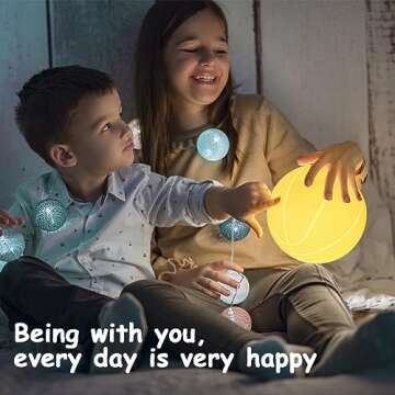 Olee Odee Basketball Night Light Remote 16 Color Gift