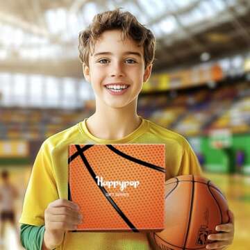 HAPPYPOP Basketball Gifts - Funny Socks for Boys & Girls Lovers