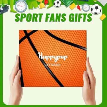 HAPPYPOP Basketball Gifts - Funny Socks for Boys & Girls Lovers