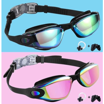Aegend Kids Swim Goggles for Ages 3-14 - 2 Pack
