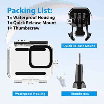 HONGDAK 60M Waterproof Case for GoPro Hero 8 Black