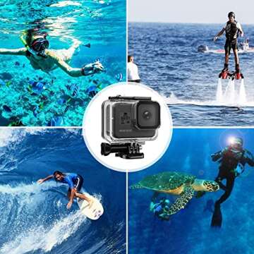HONGDAK 60M Waterproof Case for GoPro Hero 8 Black