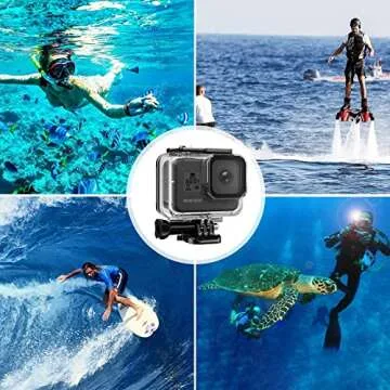 HONGDAK 60M Waterproof Case for GoPro Hero 8 Black