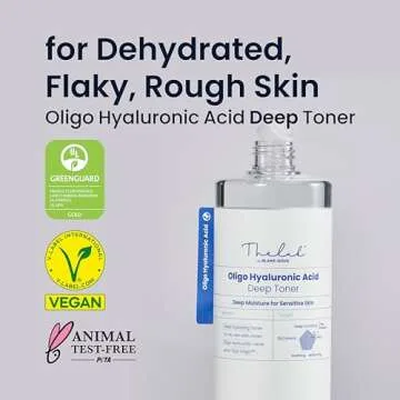 THE LAB BY BLANC DOUX Oligo Ultra-Low Molecular Hyaluronic Acid Deep Moisture Essence Toner Vegan fo...