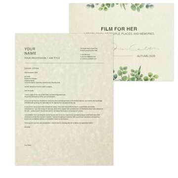 XXINMOH 100 Sheets Certificate Paper, Resume Paper, Stationary Paper, Printer-Friendly Parchment Paper for Certificates, Resumes, Diplomas (100 GSM Ivory 8.5 x 11 In) - Parchment Paper (Beige)