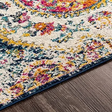 Stylish Livabliss Romaine Vintage Medallion Area Rug – 6'7"