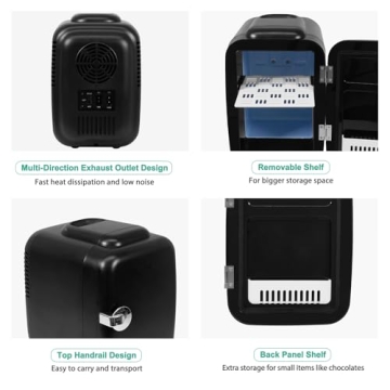 Versatile CROWNFUL Mini Fridge for All Your Needs