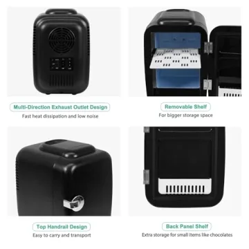 Versatile CROWNFUL Mini Fridge for All Your Needs
