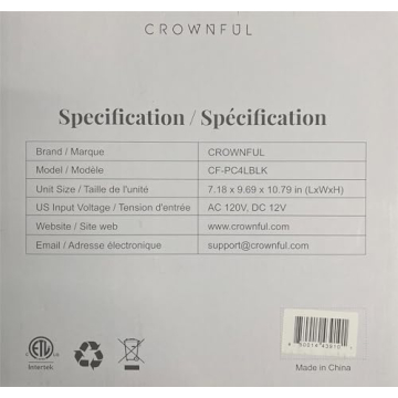 Versatile CROWNFUL Mini Fridge for All Your Needs