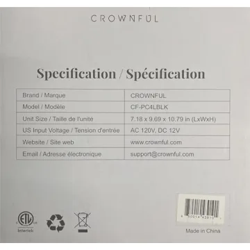 Versatile CROWNFUL Mini Fridge for All Your Needs
