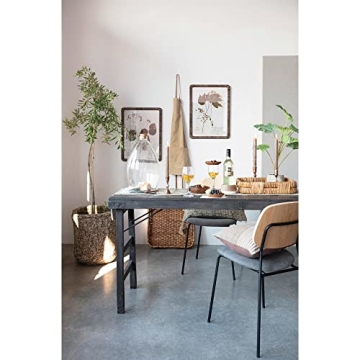 Stylish Creative Co-Op Cotton Lumbar Pillow - Brown