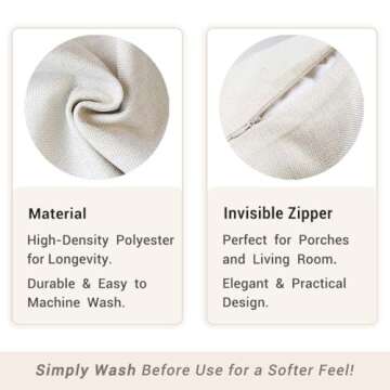 PANDICORN Block Print Throw Pillow Covers 18x18 Inch Set of 2 Green and Pink Boho Vintage Floral Outdoor Decorations Decorative Throw Pillows Cases Cushion Covers for Home Living Room Couch Décor