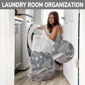 Goodpick Hamper with Wheels 75L 2-Pack, Tall Laundry Basket with Removable Wash Bags, Rolling Black Laundry Hamper for Corner Dorm, Large Collapsible Laundry Baskets