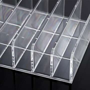 WSICSE Makeup Organizer - 2 Pack Palette Storage Solution