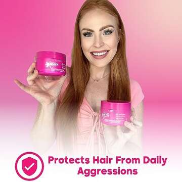 HAIR MASK FOR DAMAGED HAIR BRAZILIAN BONDOX TREATMENT 8.8 oz Thermal Activated Mask for Dry Frizzy H...