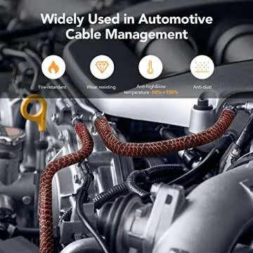 AGPTEK Cable Sleeve Cover, 10ft - 1.2 inch Cord Management Wire Organizer Under Desk, Home Office Co...