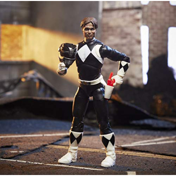 Mighty Morphin Black Ranger 6-Inch Action Figure with Accessories