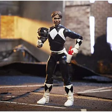 Mighty Morphin Black Ranger 6-Inch Action Figure with Accessories