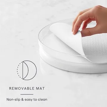 YouCopia FridgeView Turntable Organizer for Effortless Fridge Storage