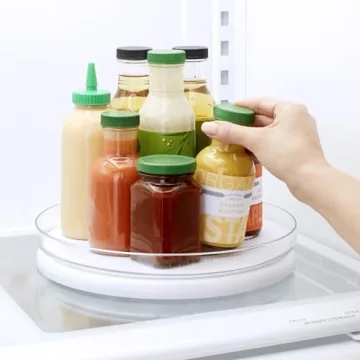 YouCopia FridgeView Turntable Organizer for Effortless Fridge Storage