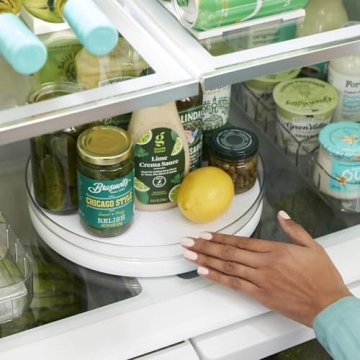 YouCopia FridgeView Turntable Organizer for Effortless Fridge Storage