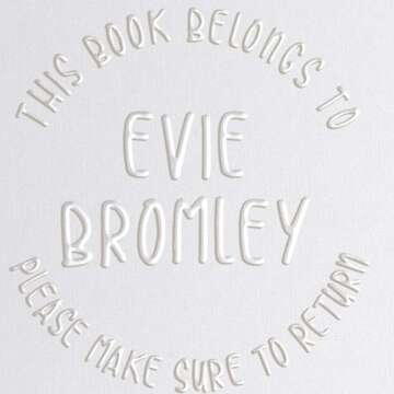 Custom EXLIBRIS Book Embosser - Personalize Your Library