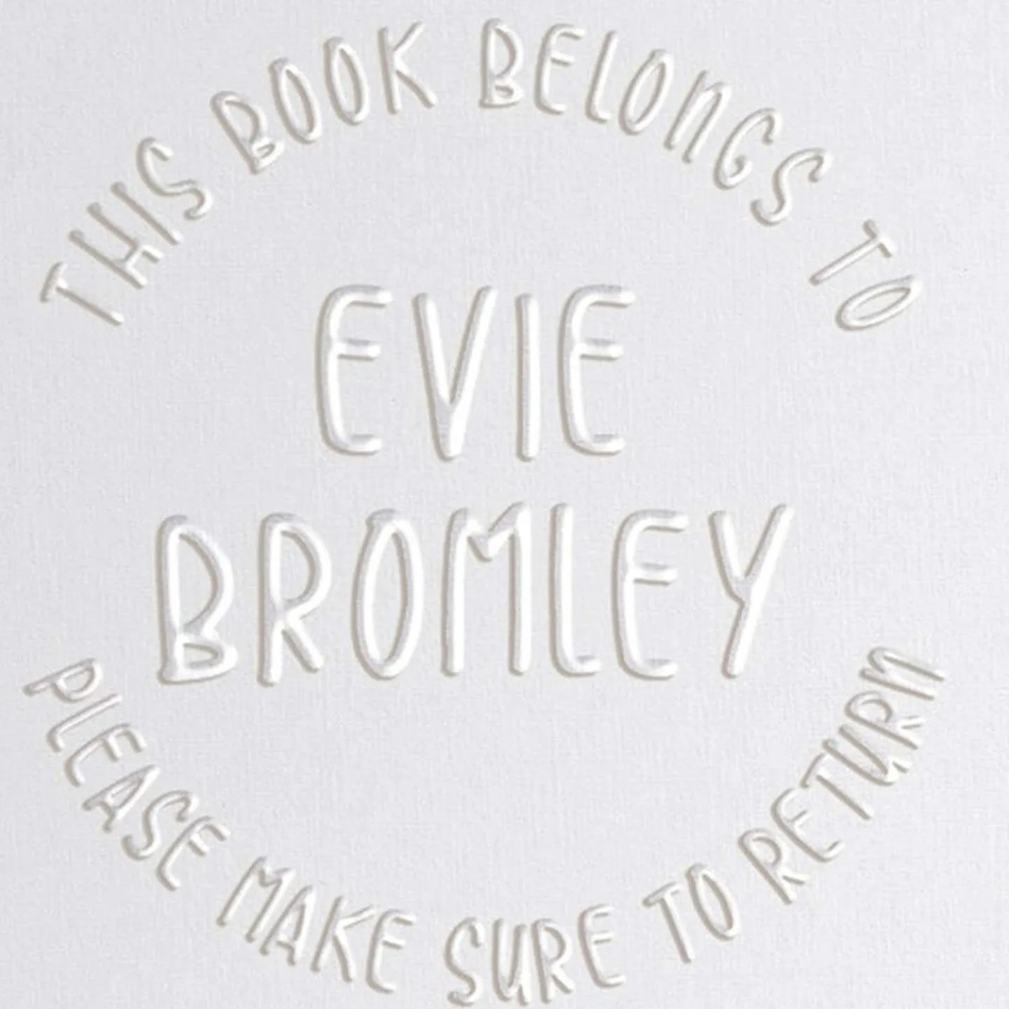 Custom EXLIBRIS Book Embosser - Personalize Your Library