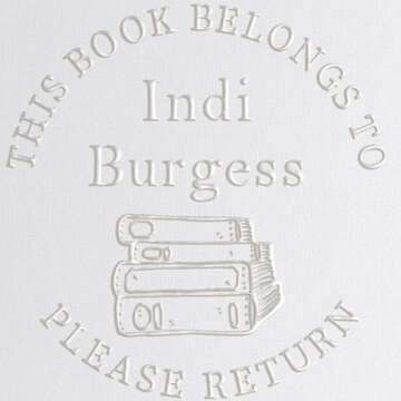 Custom EXLIBRIS Book Embosser - Personalize Your Library